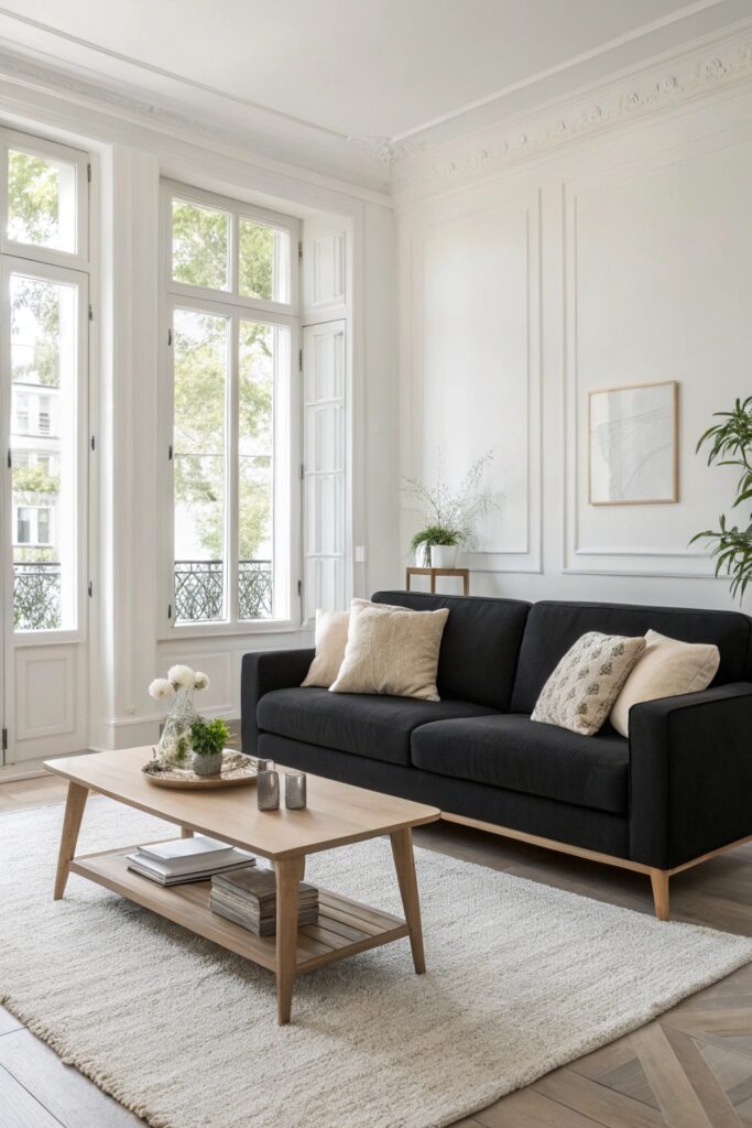 12 Stunning Black Sofa Living Room Designs That Make Your Space Look Luxurious 12 Stunning Black Sofa Living Room Designs That Make Your Space Look Luxurious
