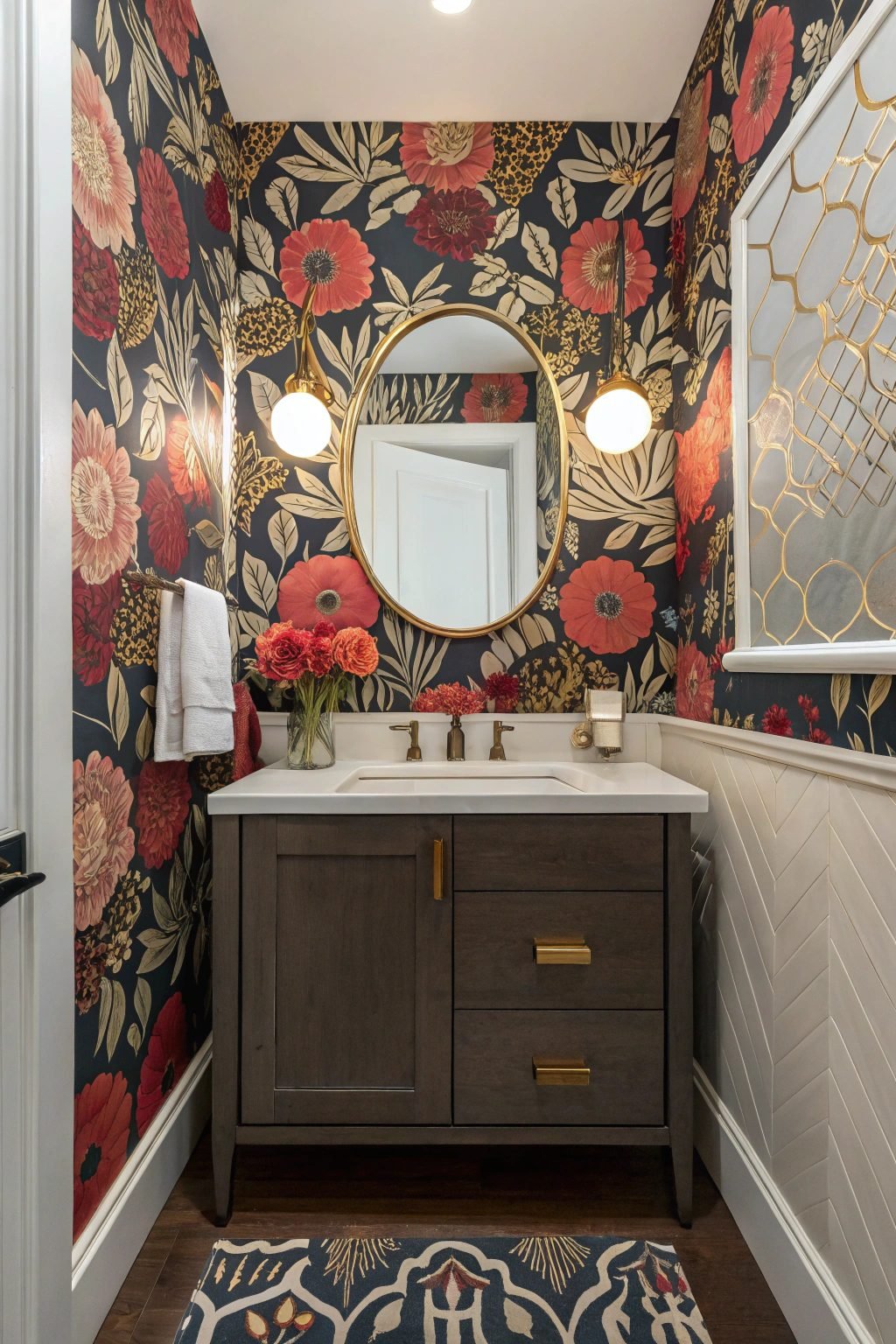 11 Half Bathroom Ideas That Turn a Tiny Powder Room Into a Stylish ...