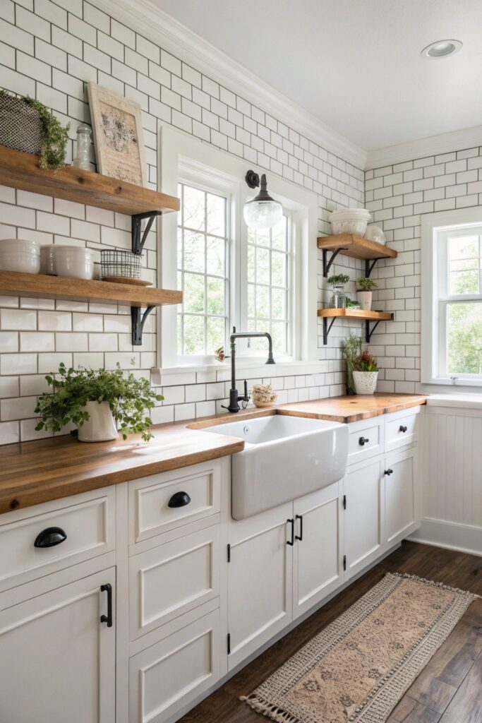 13 Charming Country Kitchen Backsplash Ideas That Add Rustic Character