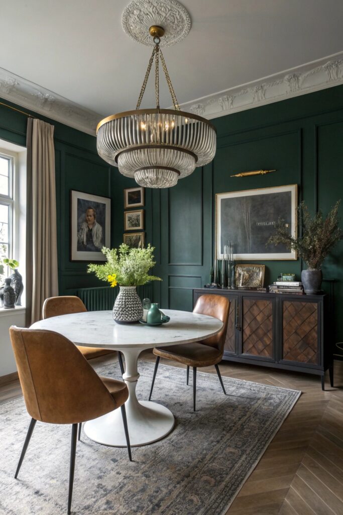 11 Moody Dining Room Ideas to Create an Elegant and Eclectic Atmosphere 11 Moody Dining Room Ideas to Create an Elegant and Eclectic Atmosphere
