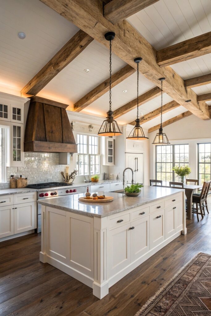 12 Inspiring Farmhouse Kitchen Design Ideas That Feel Warm & Timeless