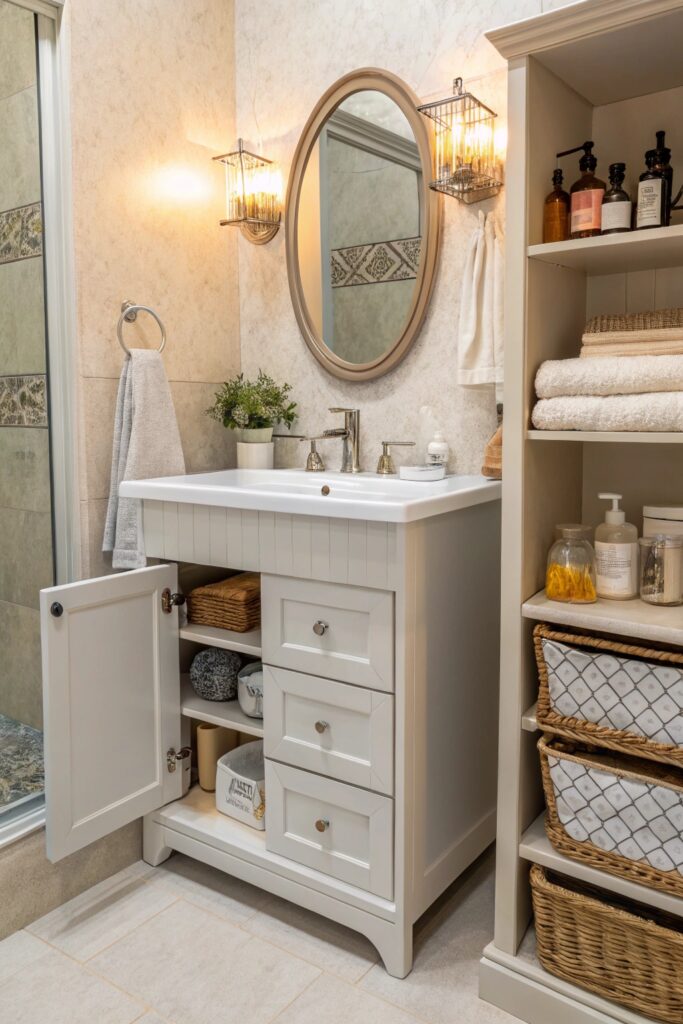 13 Creative Small Bathroom Ideas for Better Storage and Style