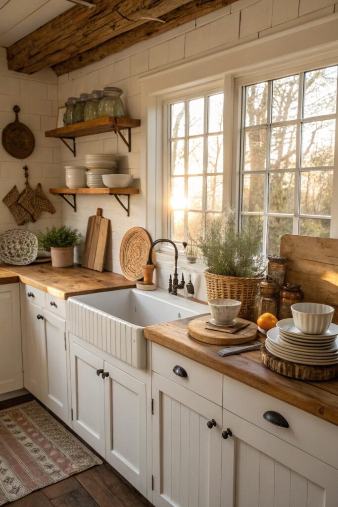 12 Inspiring Farmhouse Kitchen Design Ideas That Feel Warm & Timeless
