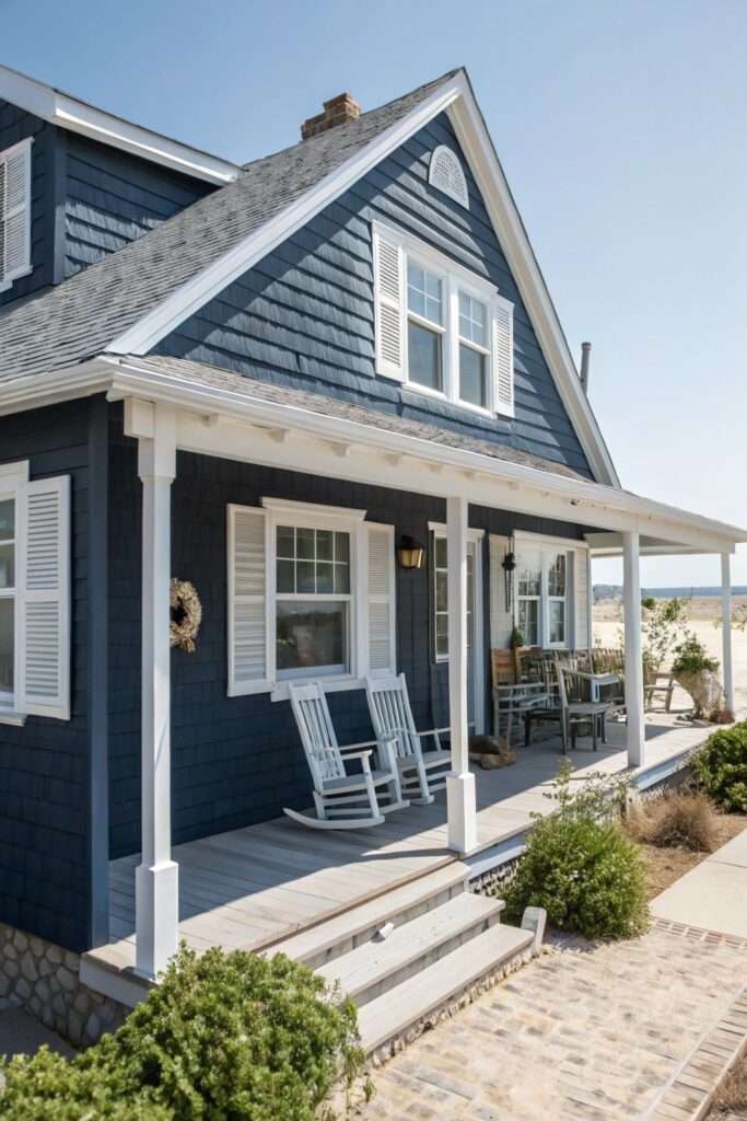 12 Dark Blue House Exterior Ideas That Look Bold, Elegant, and Timeless 12 Dark Blue House Exterior Ideas That Look Bold, Elegant, and Timeless