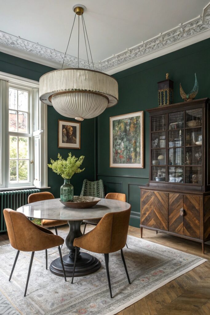 11 Moody Dining Room Ideas to Create an Elegant and Eclectic Atmosphere 11 Moody Dining Room Ideas to Create an Elegant and Eclectic Atmosphere