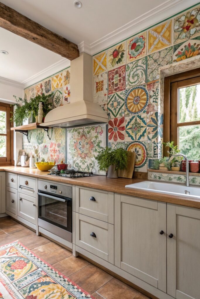 13 Charming Country Kitchen Backsplash Ideas That Add Rustic Character