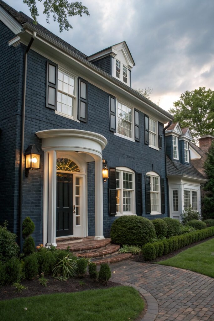 12 Dark Blue House Exterior Ideas That Look Bold, Elegant, and Timeless 12 Dark Blue House Exterior Ideas That Look Bold, Elegant, and Timeless