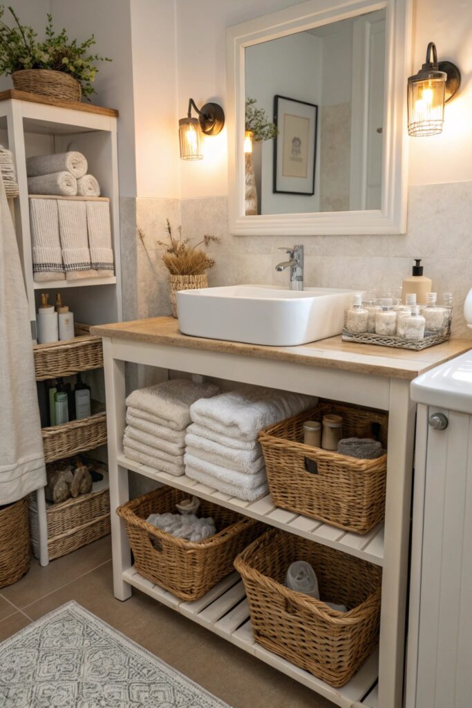 13 Creative Small Bathroom Ideas for Better Storage and Style