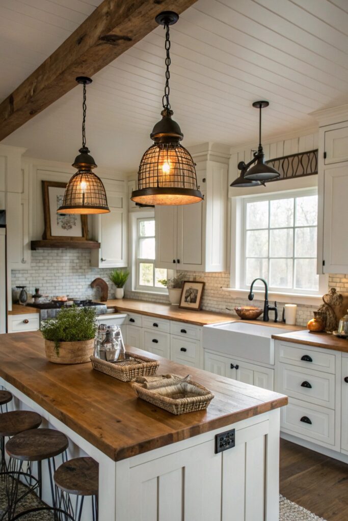 12 Inspiring Farmhouse Kitchen Design Ideas That Feel Warm & Timeless