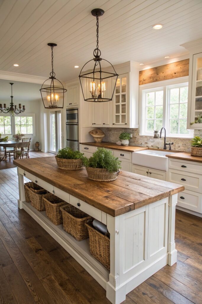 12 Inspiring Farmhouse Kitchen Design Ideas That Feel Warm & Timeless