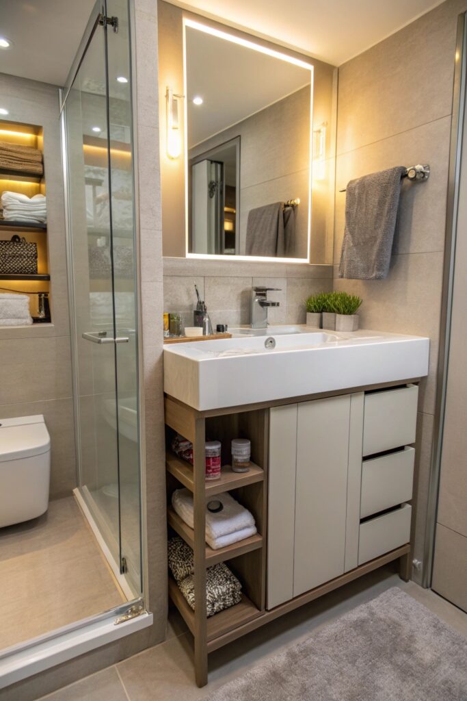 13 Creative Small Bathroom Ideas for Better Storage and Style
