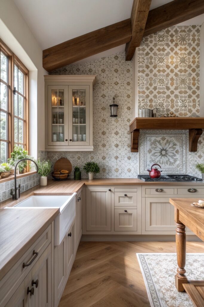 13 Charming Country Kitchen Backsplash Ideas That Add Rustic Character