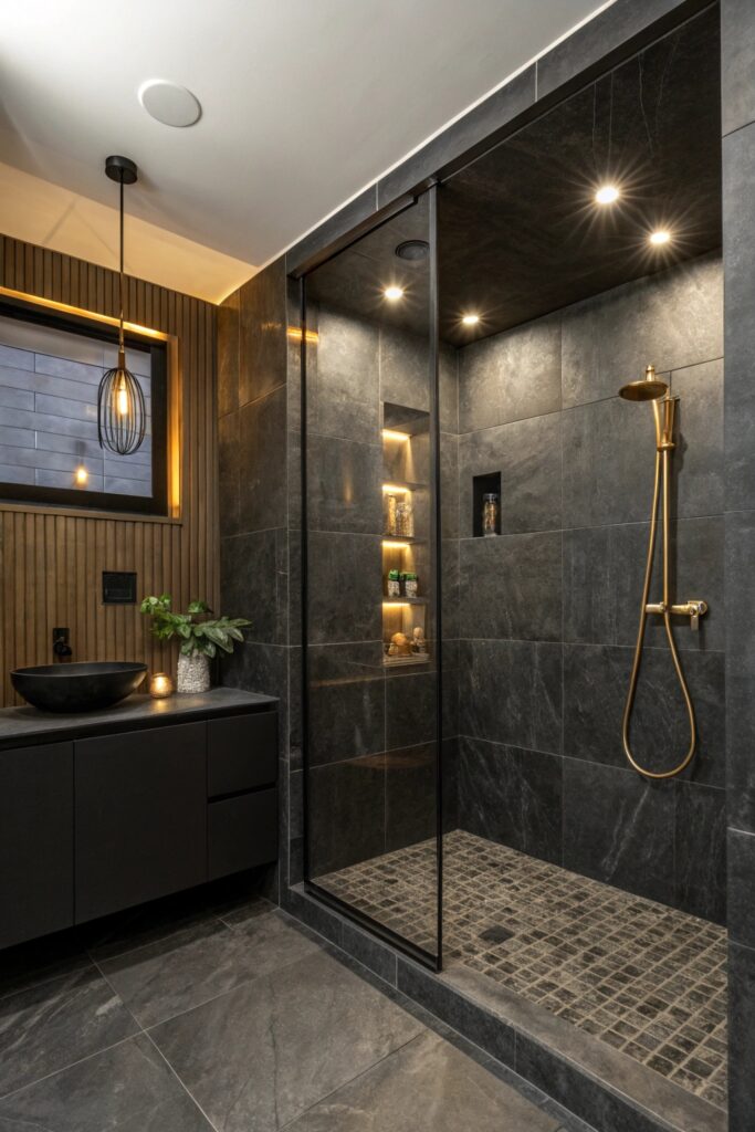 10 Black Bathroom Ideas That Look Bold & Luxurious 10 Black Bathroom Ideas That Look Bold & Luxurious