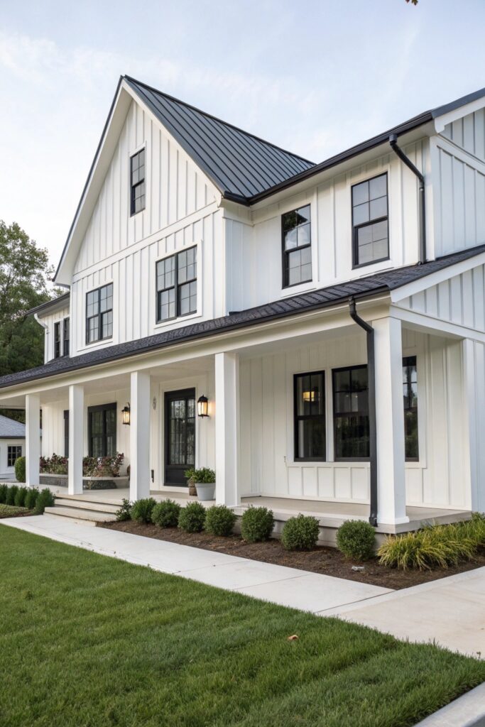 12 Modern Farmhouse Exterior Ideas That Boost Curb Appeal