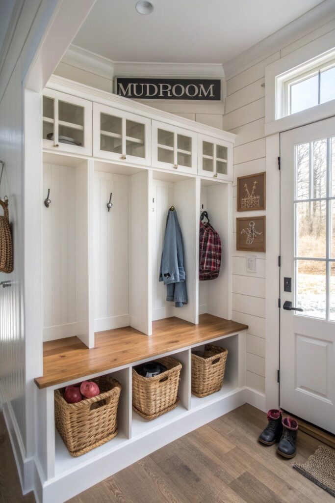 11 Mudroom Design Ideas That Keep Your Home Organized