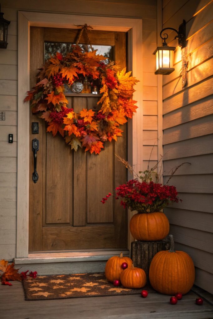 12 Fall Wreath Ideas for a Cozy and Welcoming Front Door