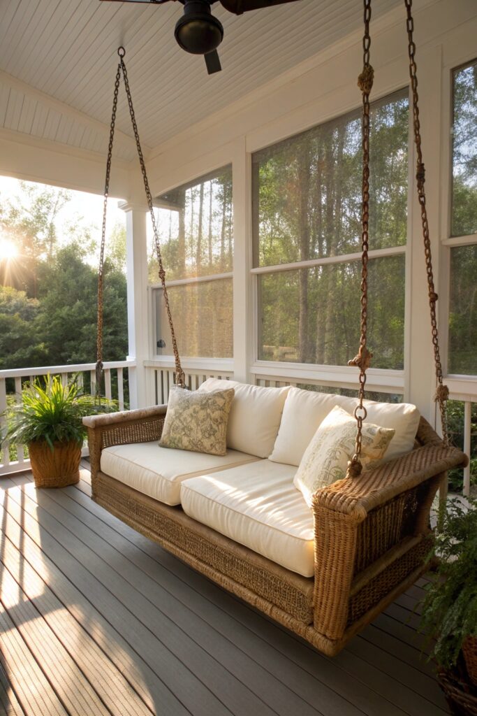 12 Screened-In Back Porch Ideas for a Relaxing Outdoor Space 12 Screened-In Back Porch Ideas for a Relaxing Outdoor Space