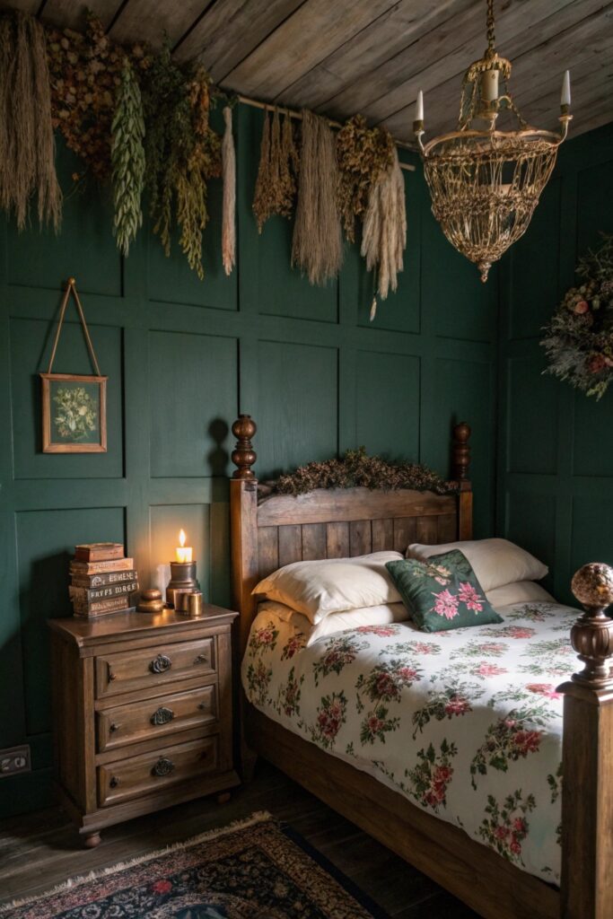 11 Dark Cottagecore Bedroom Ideas With Moody Charm 11 Dark Cottagecore Bedroom Ideas With Moody Charm