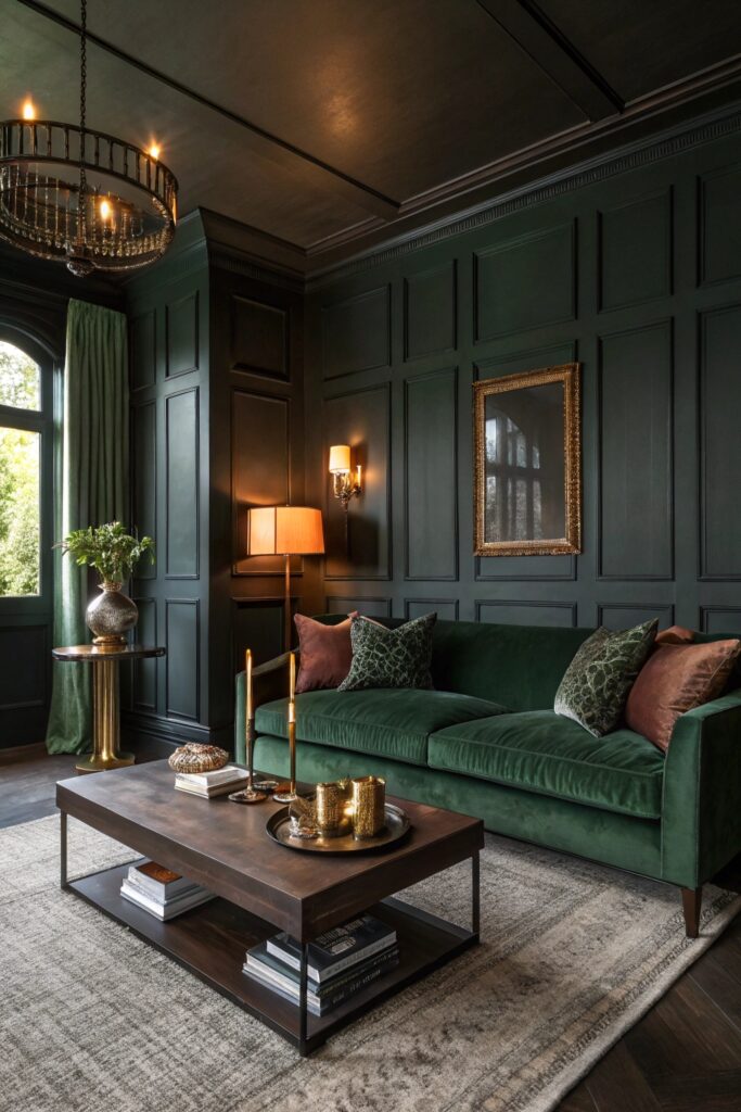 10 Moody Living Room Ideas That Feel Dramatic & Cozy