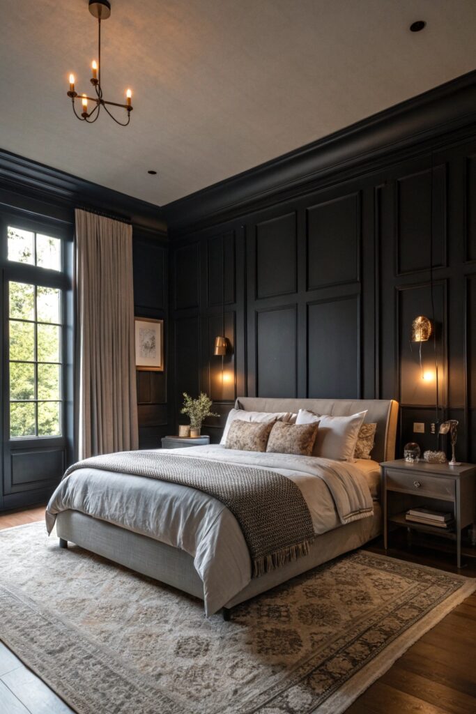 13 Moody Black Bedroom Ideas for a Bold Dark Decor Look