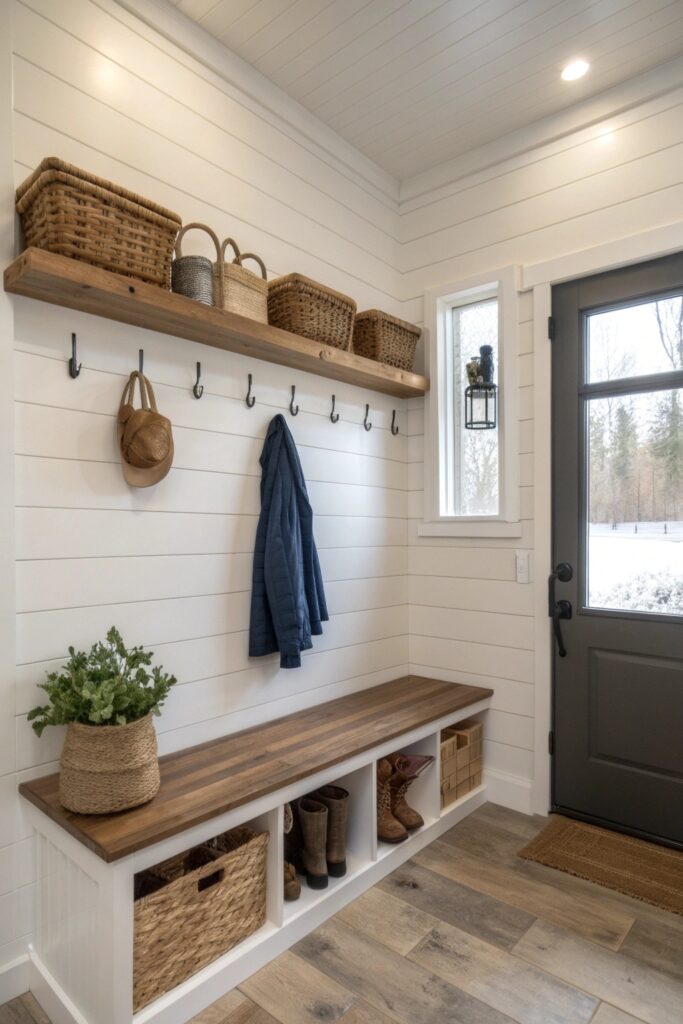 12 Rustic Farmhouse Mudroom Ideas With Cozy Charm 12 Rustic Farmhouse Mudroom Ideas With Cozy Charm