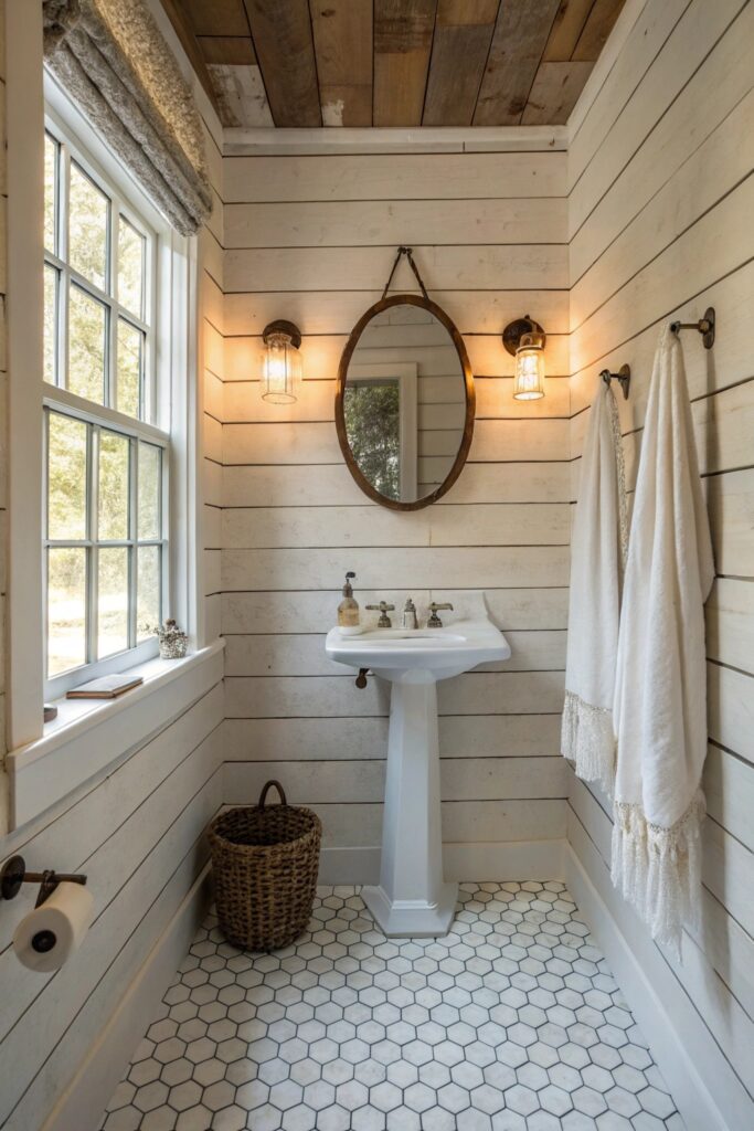 12 Farmhouse Bathroom Decor Ideas With Rustic Charm