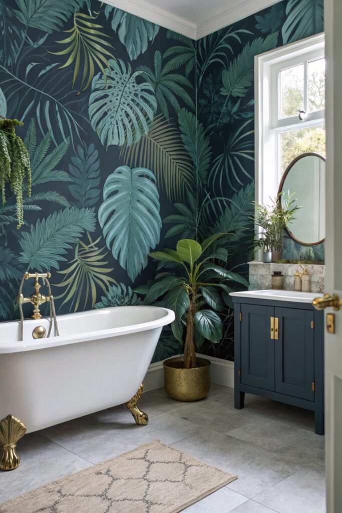 10 Moody Blue Bathroom Ideas That Look Dramatic and Elegant