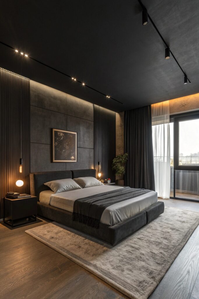 13 Moody Black Bedroom Ideas for a Bold Dark Decor Look