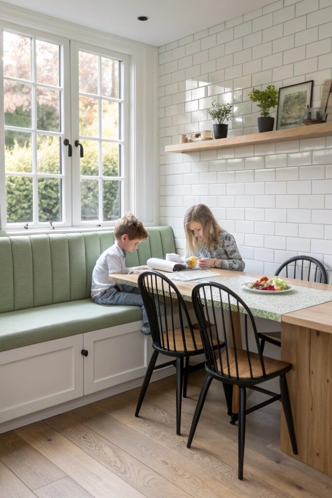 10 Kitchen Banquette Seating Ideas That Save Space