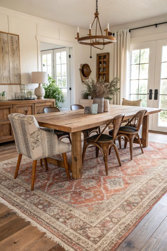 11 Modern Farmhouse Dining Room Ideas That Feel Warm and Elegant