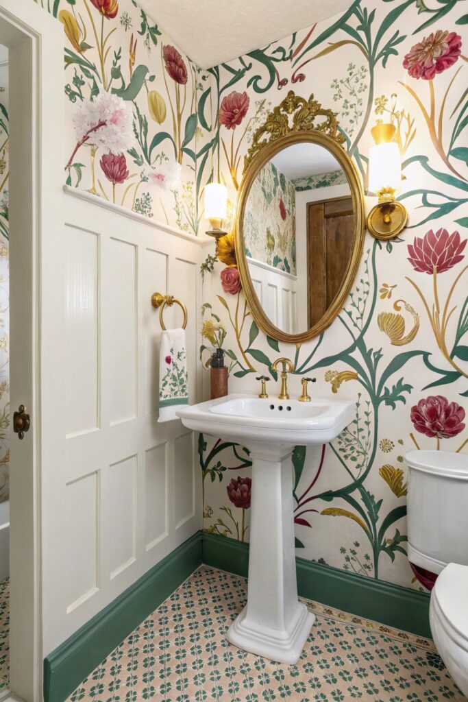 11 Powder Room Wallpaper Ideas That Wow Guests 11 Powder Room Wallpaper Ideas That Wow Guests