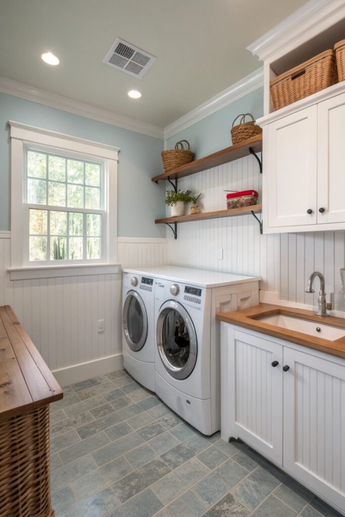 12 Farmhouse Laundry Room Ideas That Look Beautiful and Functional