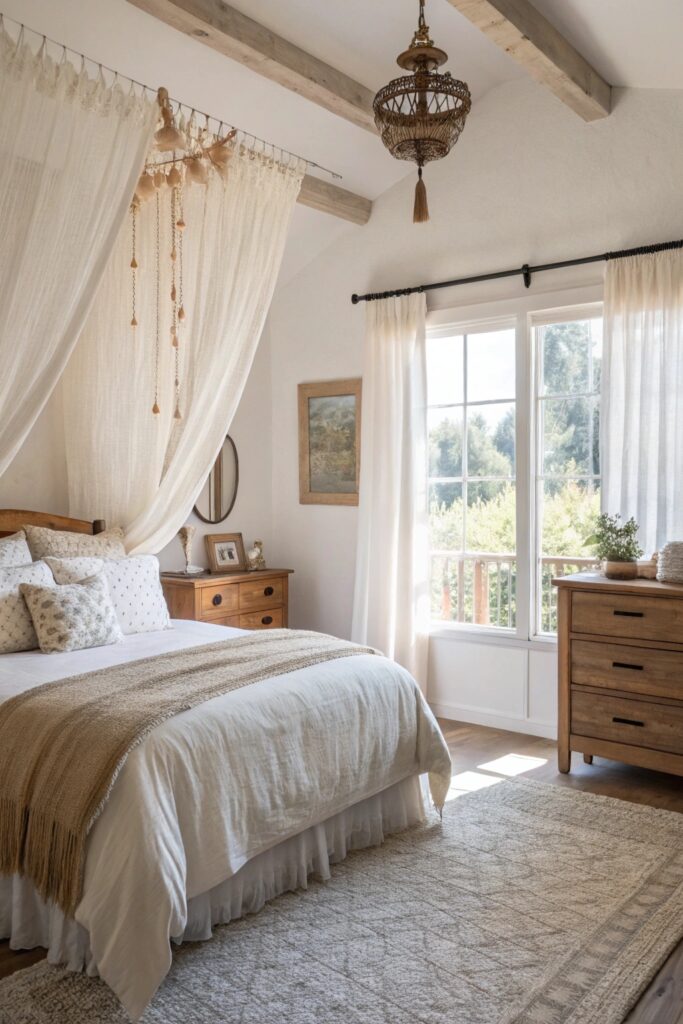 13 Boho Farmhouse Bedroom Ideas That Feel Cozy and Stylish 13 Boho Farmhouse Bedroom Ideas That Feel Cozy and Stylish