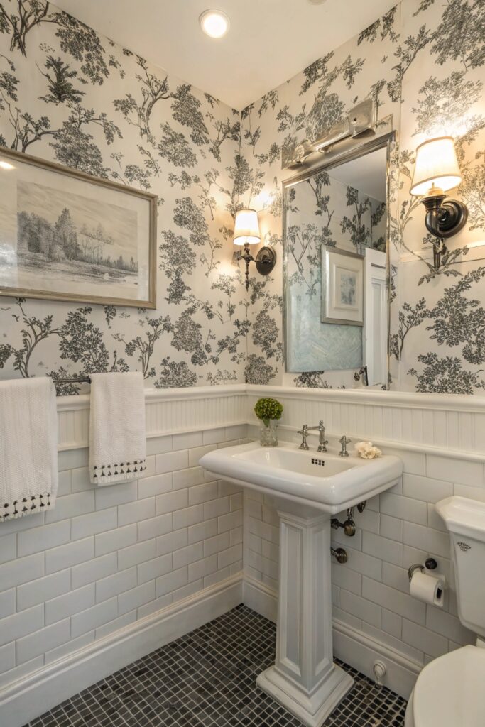 11 Bold Bathroom Wallpaper Ideas That Make a Statement