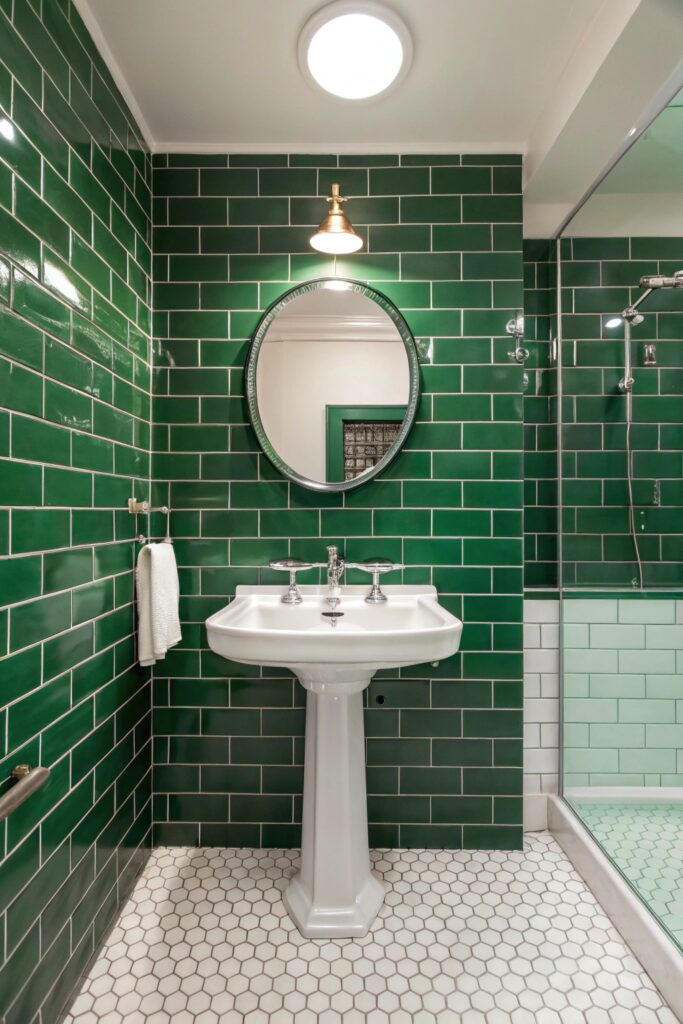 10 Green Bathroom Ideas That Feel Fresh & Relaxing