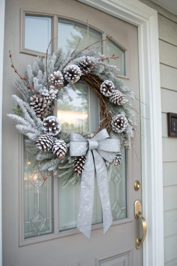10 Winter Wreath Ideas That Make Your Front Door Pop
