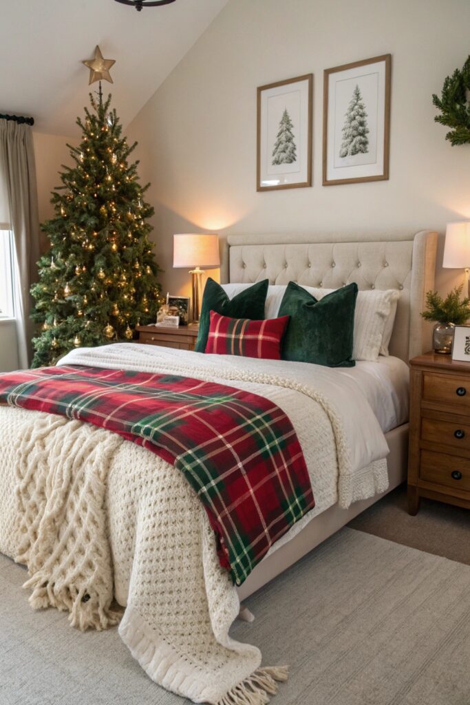 10 Christmas Bedroom Decor Ideas for a Cozy Holiday Vibe
