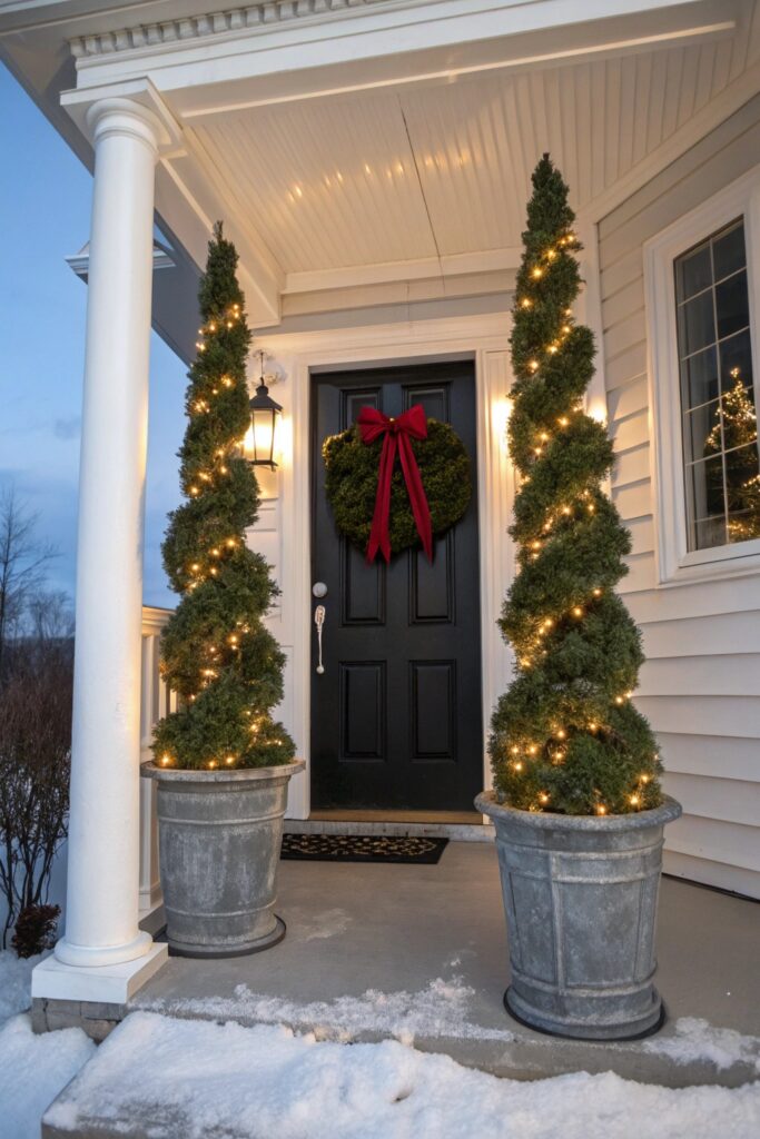 11 Front Porch Christmas Decor Ideas That Feel Festive