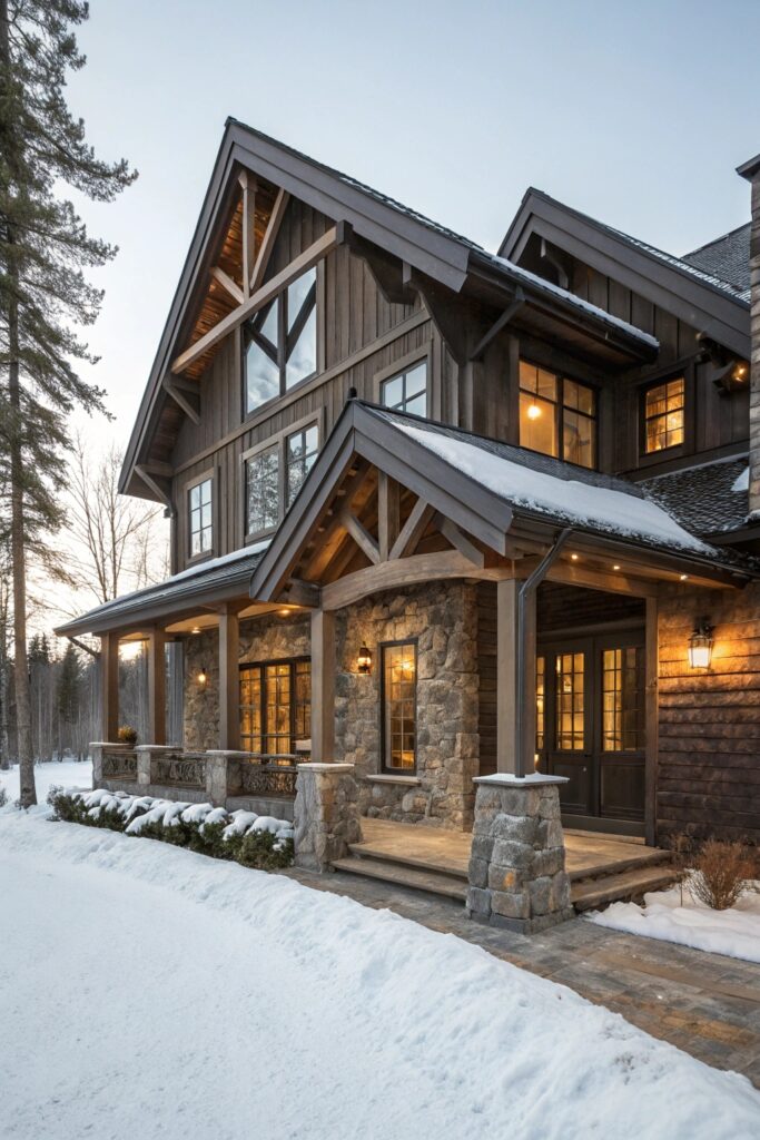 10 Cozy Winter Cabin Exterior Ideas You'll Love 10 Cozy Winter Cabin Exterior Ideas You'll Love