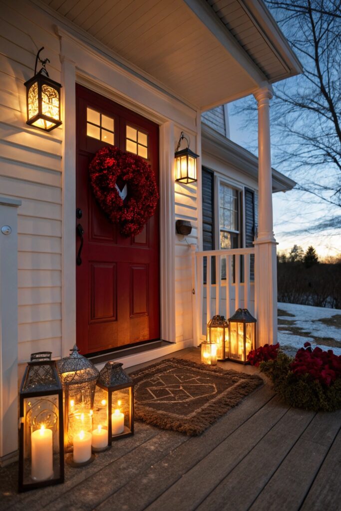 10 Valentine Front Porch Ideas That Feel Warm & Welcoming