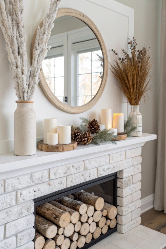 10 Winter Mantel Decorating Ideas That Feel Pinterest-Worthy