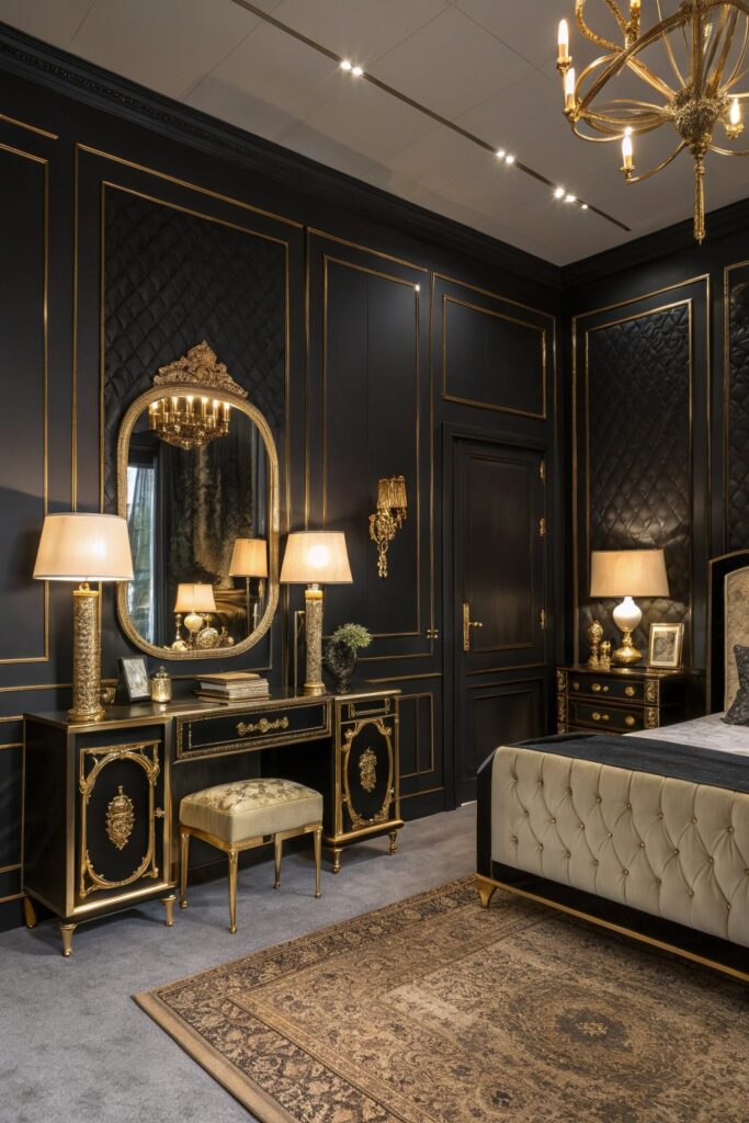 13 Moody Black Bedroom Ideas for a Bold Dark Decor Look