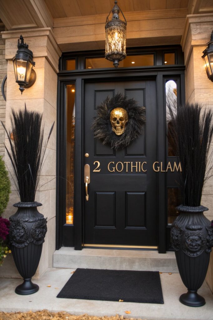 10 Halloween Door Decorations That Look Spooky and Stylish