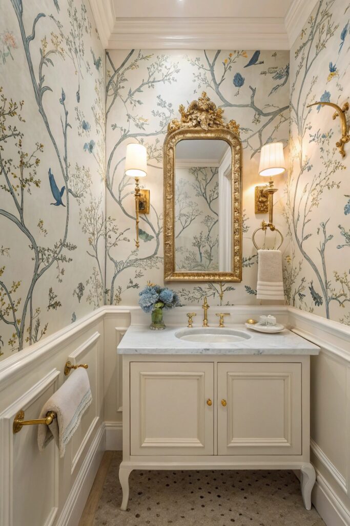 11 Powder Room Wallpaper Ideas That Wow Guests 11 Powder Room Wallpaper Ideas That Wow Guests