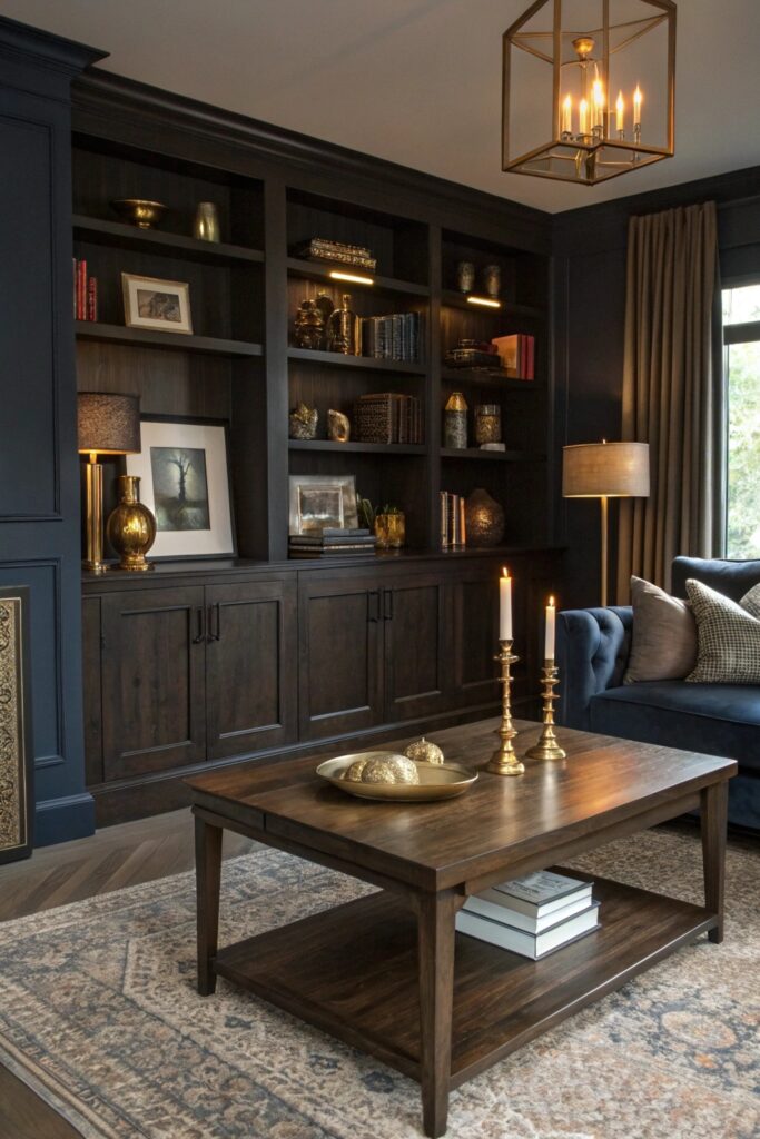 10 Moody Living Room Ideas That Feel Dramatic & Cozy