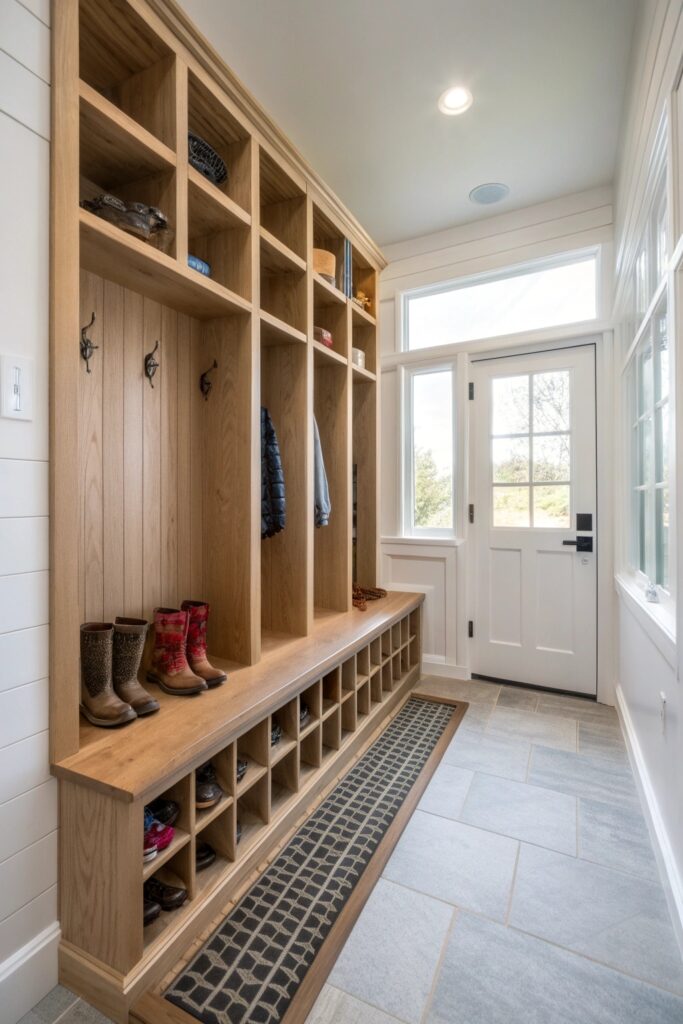 11 Mudroom Design Ideas That Keep Your Home Organized