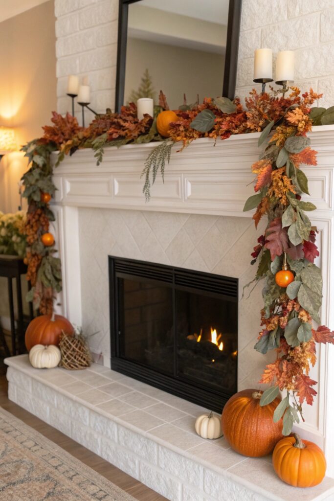 12 Fall Fireplace Decor Ideas for a Cozy Autumn Living Room