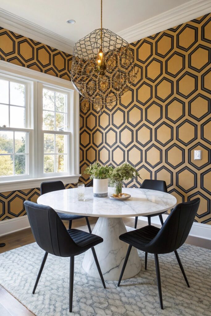 11 Dining Room Wallpaper Ideas That Make a Statement