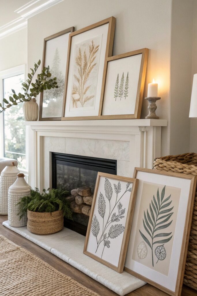 12 Spring Mantel Decorating Ideas That Refresh Your Living Room