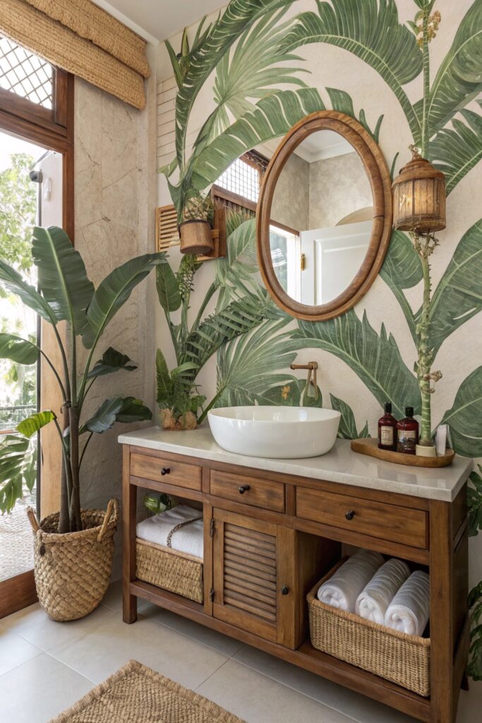 11 Bold Bathroom Wallpaper Ideas That Make a Statement
